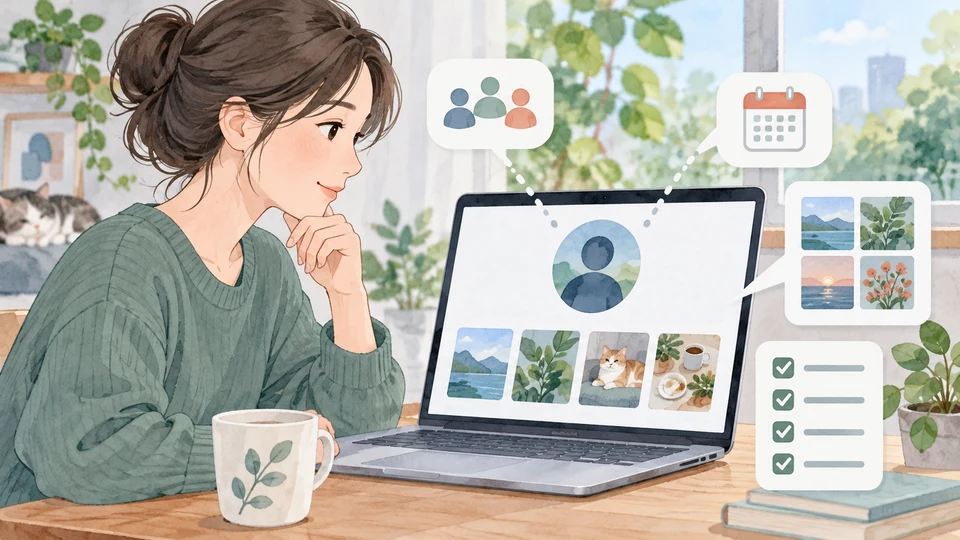 プロフィールの投稿履歴や共通のつながりを確認する人